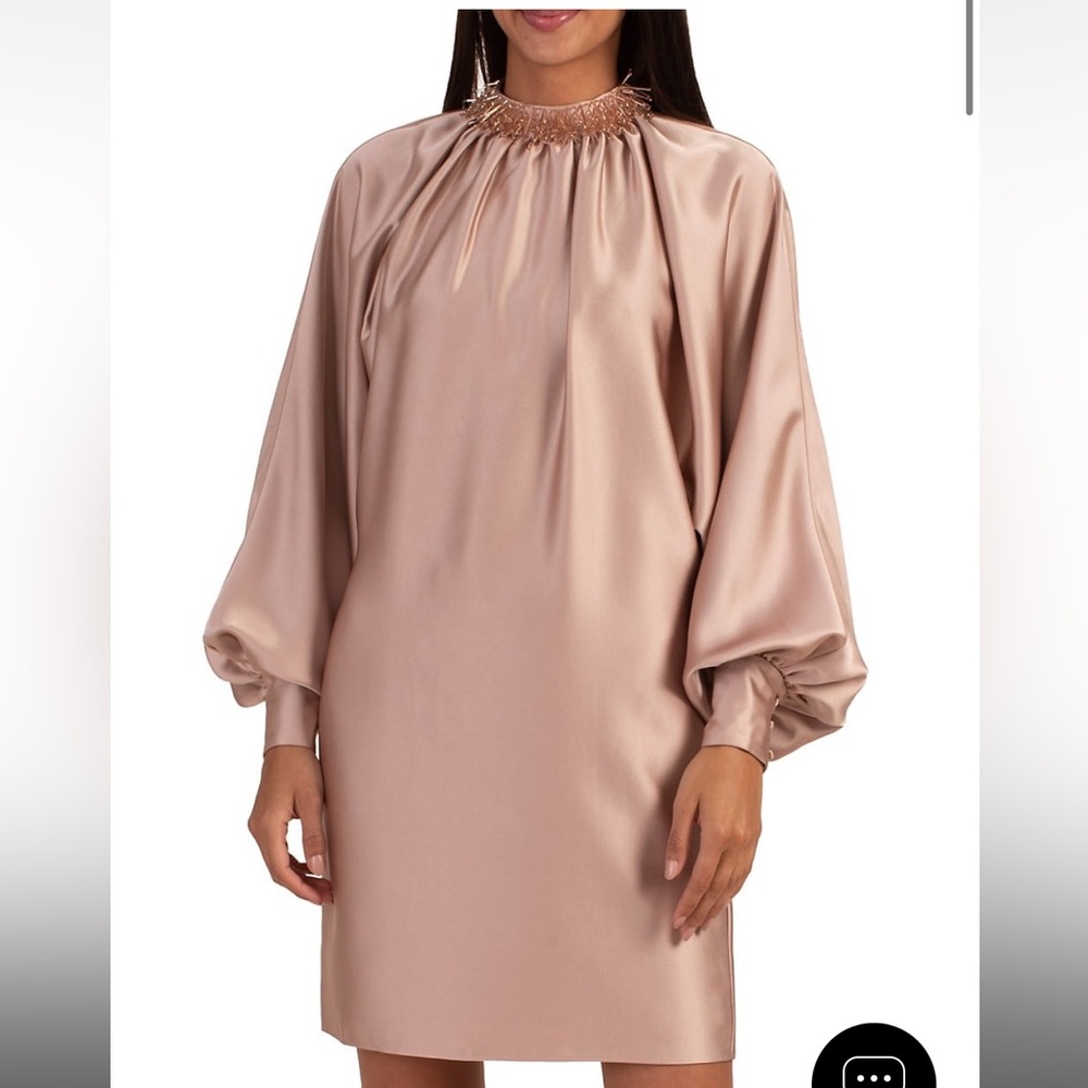 Trina Turk Terrestrial Satin mini dress